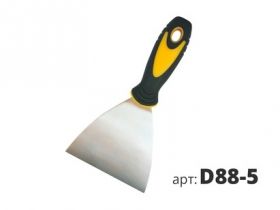 Шпатель из Нержавеющей Стали Stmdecor D88-5 125мм  для Нанесения Шпаклевок и Штукатурок.