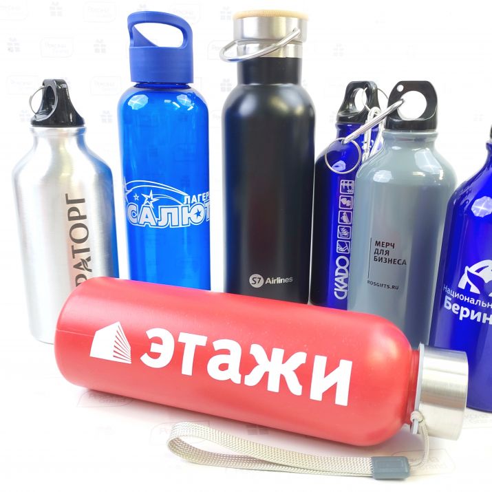 бутылки для воды с логотипом