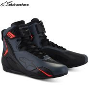 Мотоботинки Alpinestars Faster 4, чёрно-серые с красным
