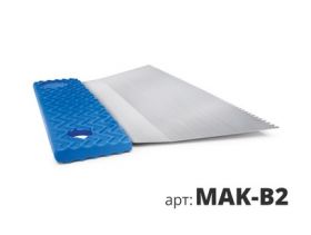 Шпатель для Клея Makler MAK-B2 18см Трапециевидный, Стальной.