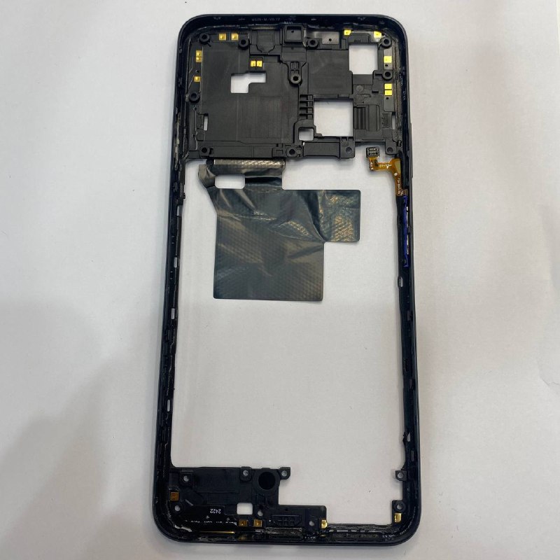 Huawei nova Y72 рамка с отпечатком черная оригинал с разбора