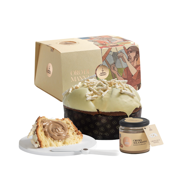 Панеттоне Золото Манны 1000 г, Panettone Oro di Manna Fiasconaro 1000 g