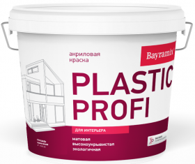 Краска для Стен и Потолков Bayramix Plastik Profi 9л Пластичная Матовая
