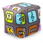 Пуф-куб  Жаккард Плей
