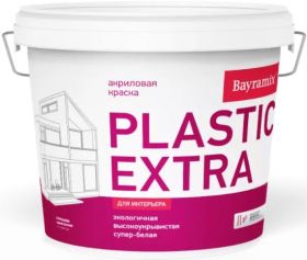Краска Интерьерная Bayramix Plastik Extra 9л Пластичная, Матовая с Высокой Эксплуатационной Нагрузкой / Байрамикс Пластик Экстра