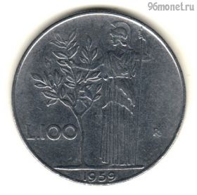 Италия 100 лир 1959