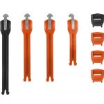 Комплект из 4-х ремешков для мотобот Leatt Kit 5.5 Black/Orange (2026)