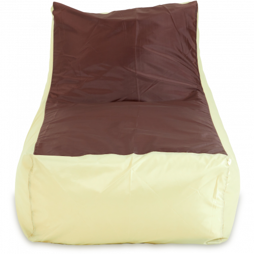 Кресло-мешок Кушетка  Бежевый и коричневый