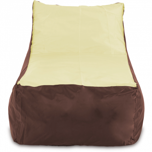 Кресло-мешок Кушетка  Коричневый и бежевый