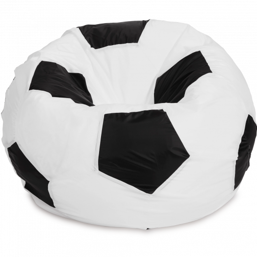 Кресло-мешок Мяч  Белый и черный