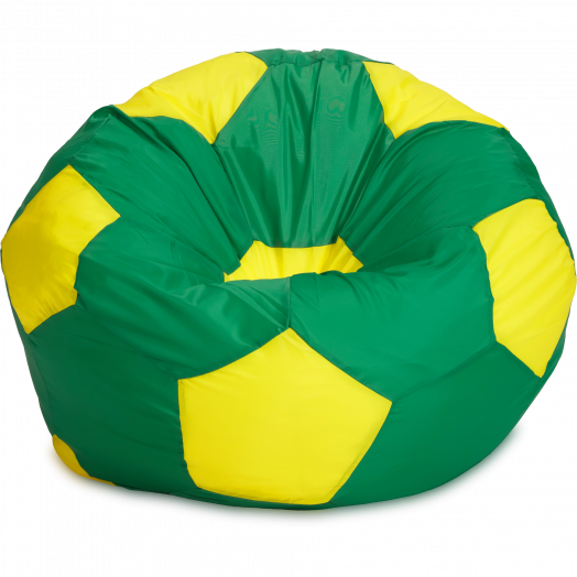Кресло-мешок Мяч  Зеленый и желтый