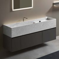 Модульный комплект мебели с раковиной Antonio Lupi STREET схема 1 Модульный комплект мебели с раковиной Antonio Lupi STREET схема 1