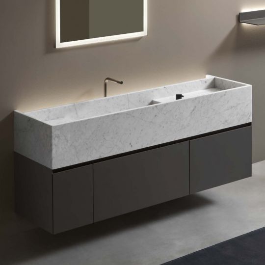 Модульный комплект мебели с раковиной Antonio Lupi STREET