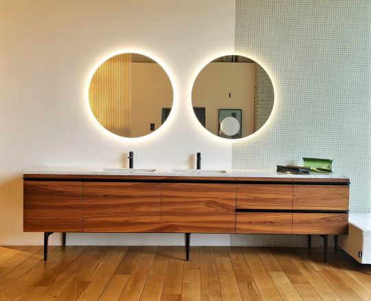 Модульный комплект мебели с раковиной Antonio Lupi BORDERLINE схема 2