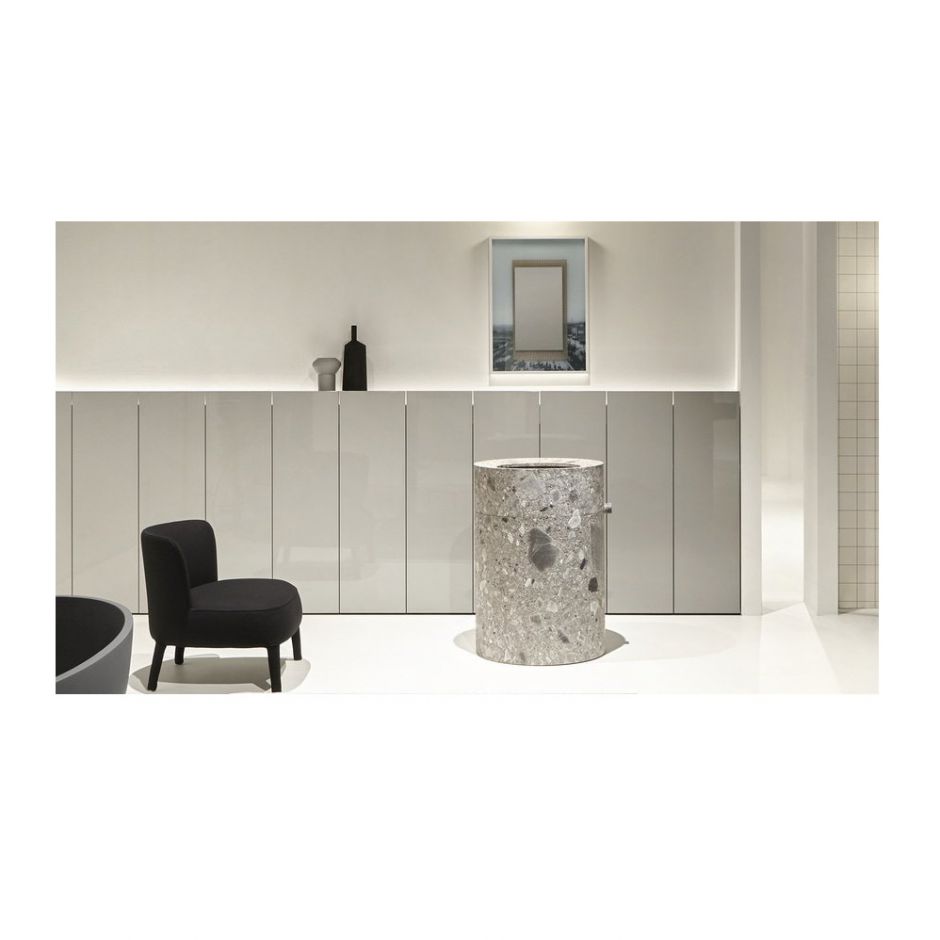 Колонна подвесная Antonio Lupi ALBO5136W.DX GRIGIO SMOG LUCIDO5 1 дверка ФОТО