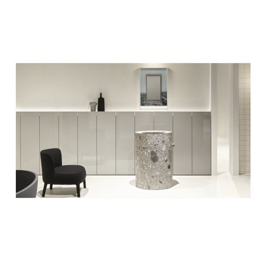 Колонна подвесная Antonio Lupi ALBO5136W.DX GRIGIO SMOG LUCIDO5 1 дверка схема 2