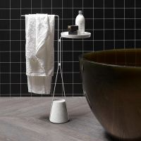 Полотенцедержатель напольный Antonio Lupi Halo HALO4B с полочкой схема 4