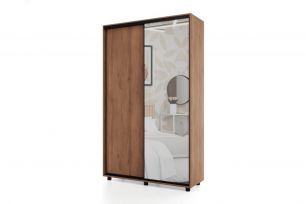 Шкаф-купе -PRIME 2-хдвер. ОР16-6.ZD (ш1600*г600*в2300мм) Дуб табачный