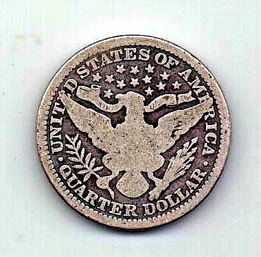 1/4 доллара 1900 года Редкий год США