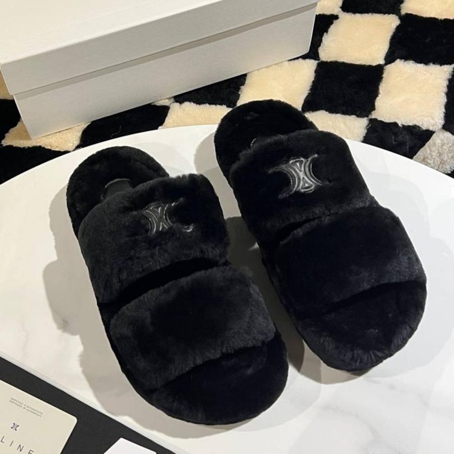 Тапочка меховые CELINE Premium