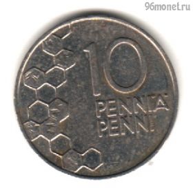 Финляндия 10 пенни 1990 M