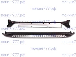Подножки боковые, БМВ стиль для КИА Спортейдж 4