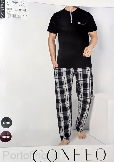 Пижама мужская коротким рукавом (CONFEO) С940-132