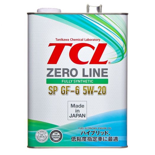 TCL Zero Line Fully Synth, Fuel Economy, GF-6, 5W-20 SP, 4л
