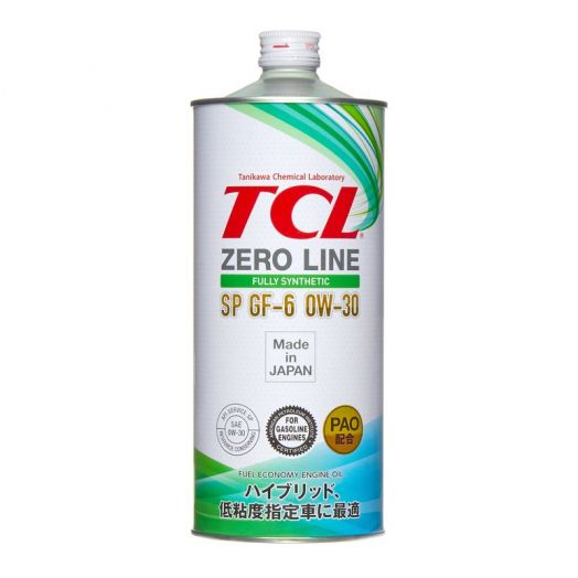 TCL Zero Line Fully Synth, Fuel Economy, GF-6, 0W-30 SP, 1л