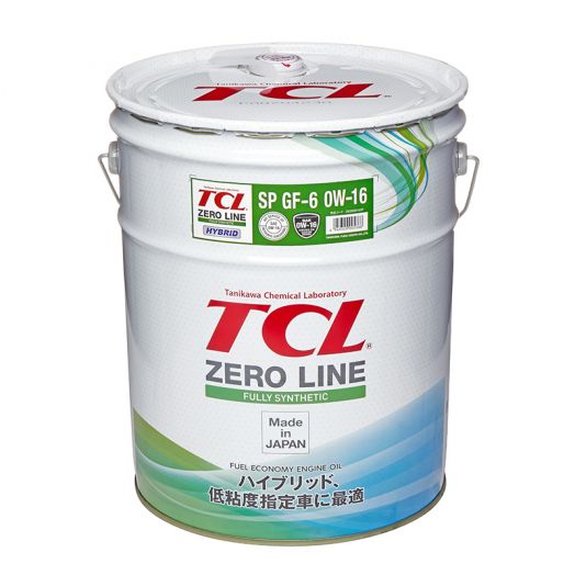 TCL Zero Line Fully Synth, Fuel Economy, GF-6, 0W-16 SP, 20л