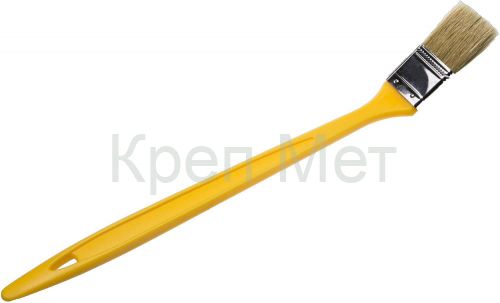 STAYER UNIVERSAL, 25 мм, 1″, щетина светлая натуральная, пластмассовая ручка, все виды ЛКМ, радиаторная кисть (0110-25)