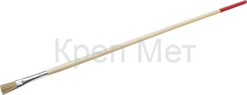 STAYER UNIVERSAL, 8 мм, светлая натуральная щетина, деревянная ручка, все виды ЛКМ, плоская тонкая кисть (0124-06)