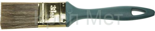 ЗУБР Аква КП-14, 38 мм, 1.5″, смешанная щетина пластмассовая рукоятка, плоская кисть (4-01014-038)