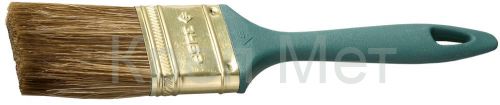 ЗУБР Аква КП-14, 50 мм, 2″, смешанная щетина, пластмассовая рукоятка, плоская кисть (4-01014-050)