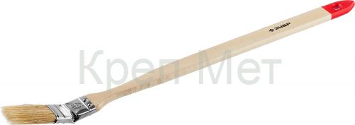 ЗУБР УНИВЕРСАЛ, 25 мм, 1″, светлая натуральная щетина, деревянная ручка, все виды ЛКМ, радиаторная кисть (01041-025)