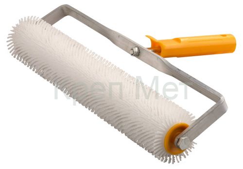 STAYER 75 х 400 мм, бюгель 8 мм, пластмассовые иглы, игольчатый валик для наливных полов в сборе, Professional (03951-40)