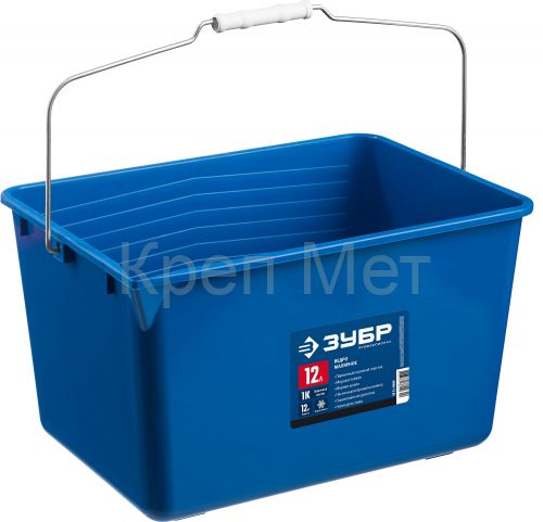 ЗУБР 12 л, высокопрочное, малярное пластиковое ведро, Профессионал (0609-12)