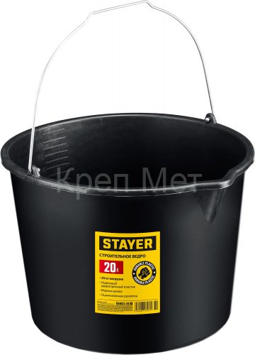 STAYER STRONG, 20 л, строительное пластиковое ведро (06083-20)