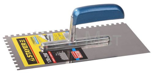 STAYER 130 х 280 мм, зуб 6 х 6 мм, штукатурная гладилка, Professional (0802-06)