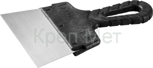 ЗУБР 150 мм, пластиковая ручка, стальной фасадный шпатель (10052-15)