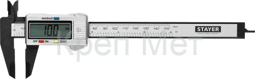 STAYER 150 мм, электронный штангенциркуль (34411-150)