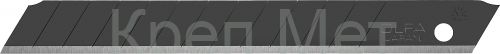 OLFA EXCEL BLACK, 9 х 80 х 0.38 мм, 50 шт, сегментированные лезвия (OL-ABB-50B)