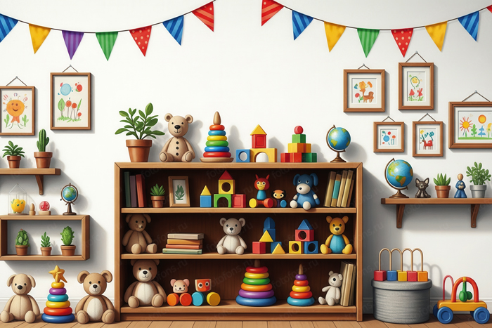 Фон стена "Kids wall №10"