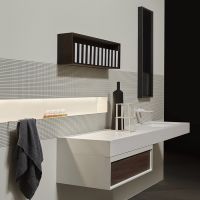 Модульный комплект подвесной мебели с тумбой Antonio Lupi Bemade схема 3