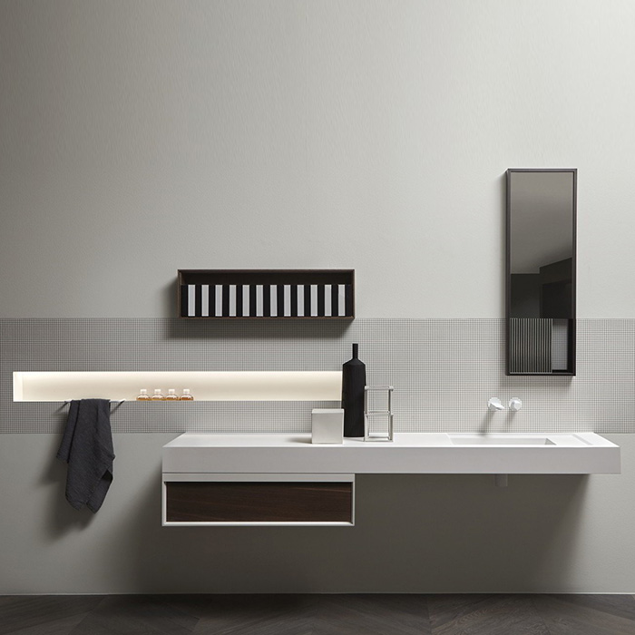 Модульный комплект подвесной мебели с тумбой Antonio Lupi Bemade