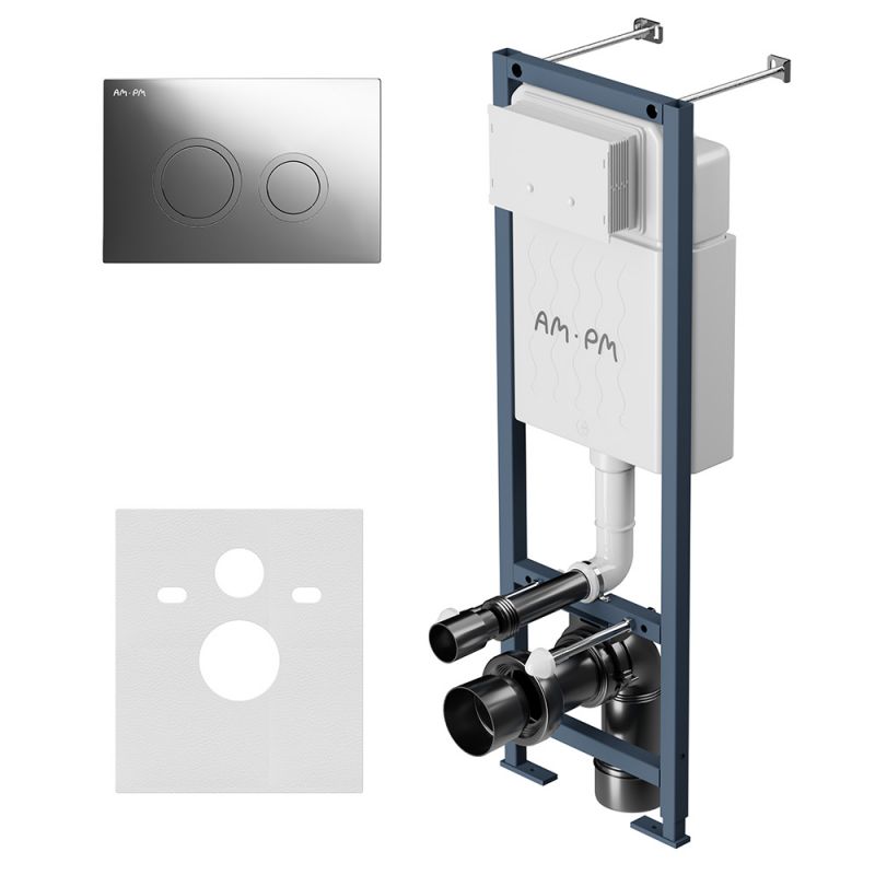 Инсталляция для подвесного унитаза с клавишей ErgoFit L AM.PM ErgoFit I012711.0151