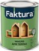 Масло Тунговое с Натуральным Воском Faktura 2.7л для Террас и Садовой Мебели для Наружных и Внутренних Работ / Фактура.