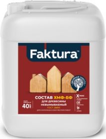 Антисептик для Древесины Faktura ХМФ БФ 10л Невымываемый Биозащита до 30 лет / Фактура