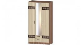 Коста-Рика Шкаф 3х ств. (ш1200*г570*в2300мм) Ясень шимо комбинированный