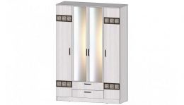 Шкаф 4х створчатый Коста-Рика (ш1600*г570*в2300мм) Анкор светлый